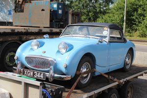 Austin Healey Sprite MkI – XGW 344 (Copyright ERF Mania)